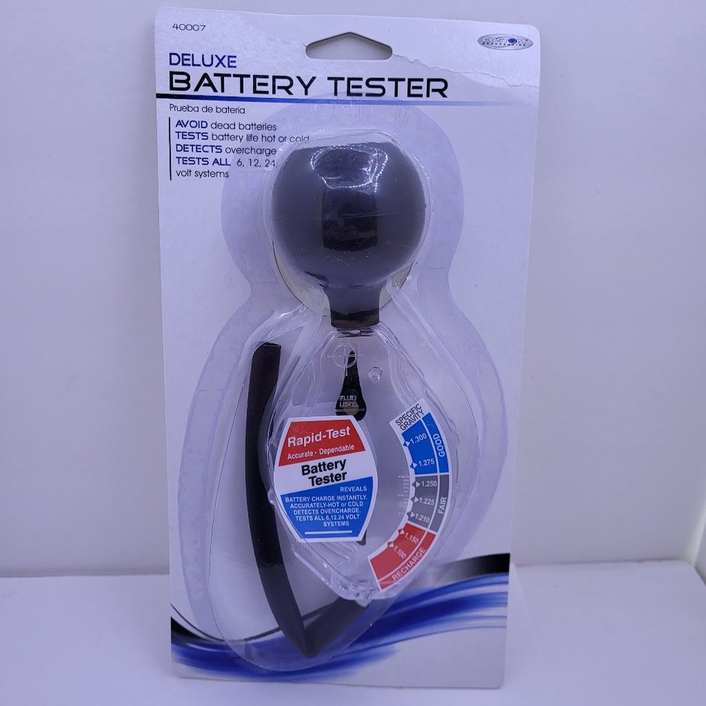 Deluxe Rapid Test Battery Tester 6 12 24 Volt Systems Accurately Hot Cold